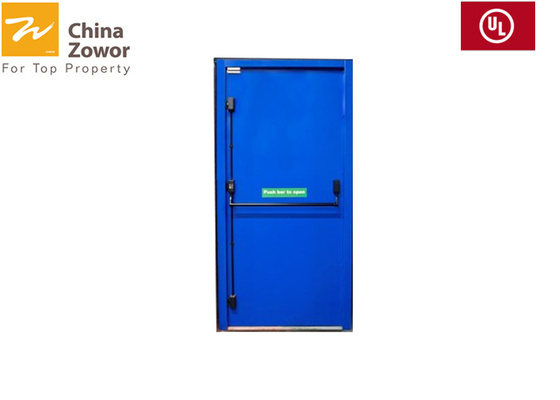Wooden FD90 Fire Doors Indoor Soundproof Fire Door UL Certification 90 Minutes