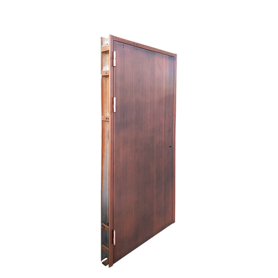 Yellow Color Certified RH Open Gal. Steel Fire Safety Door With Vision Lite
