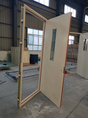 Commercial 60 Minutes Metal Steel Emergency Exit Doors Single Swing